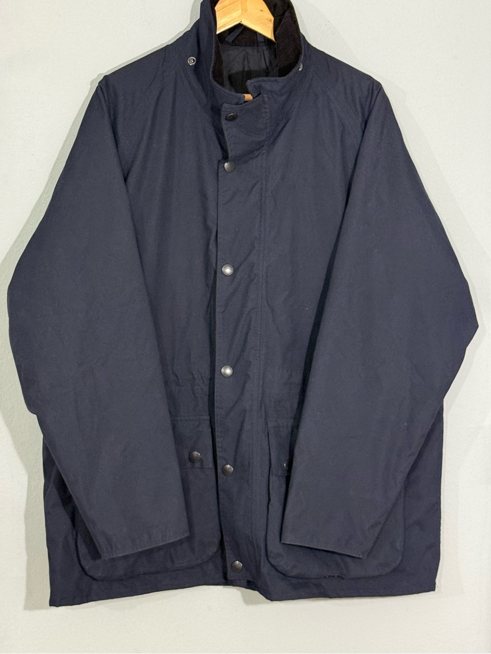 Vintage Barbour A931 Equestrian Jacket Navy Large Made in England
